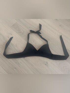 Title Nine Black Tie-Back Swim Top